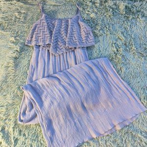 Charlotte Russe - Sky Blue Maxi Dress - Small